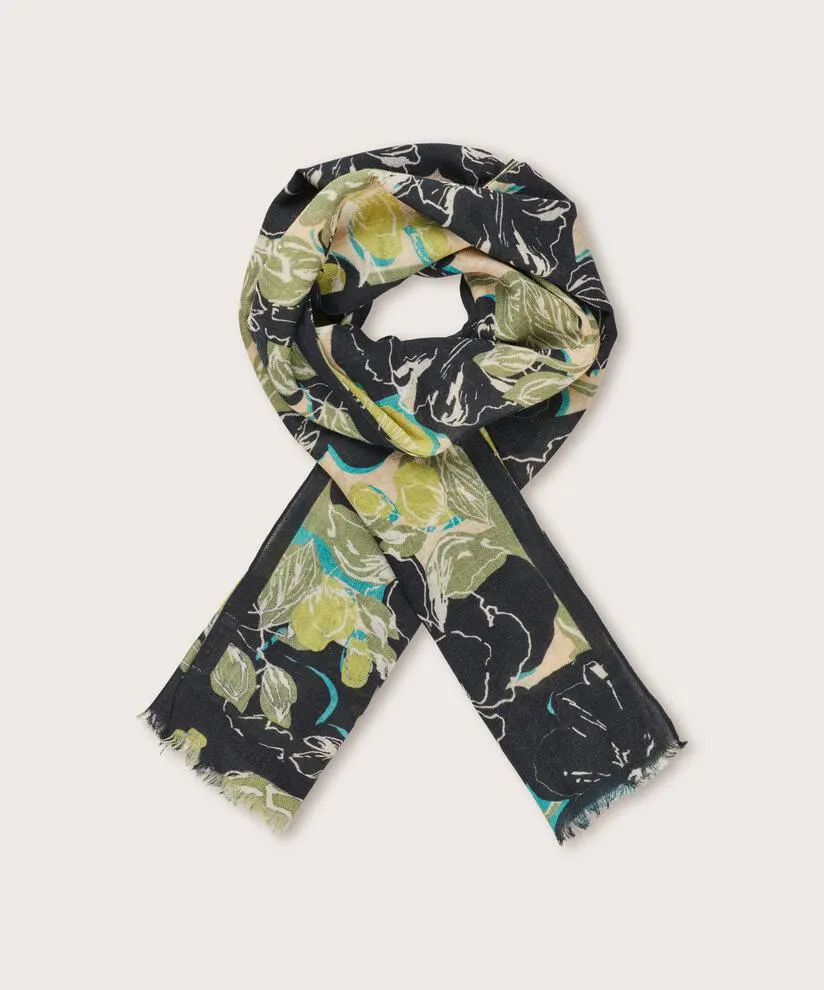 1009563 MaAranka Scarf - Loden Green