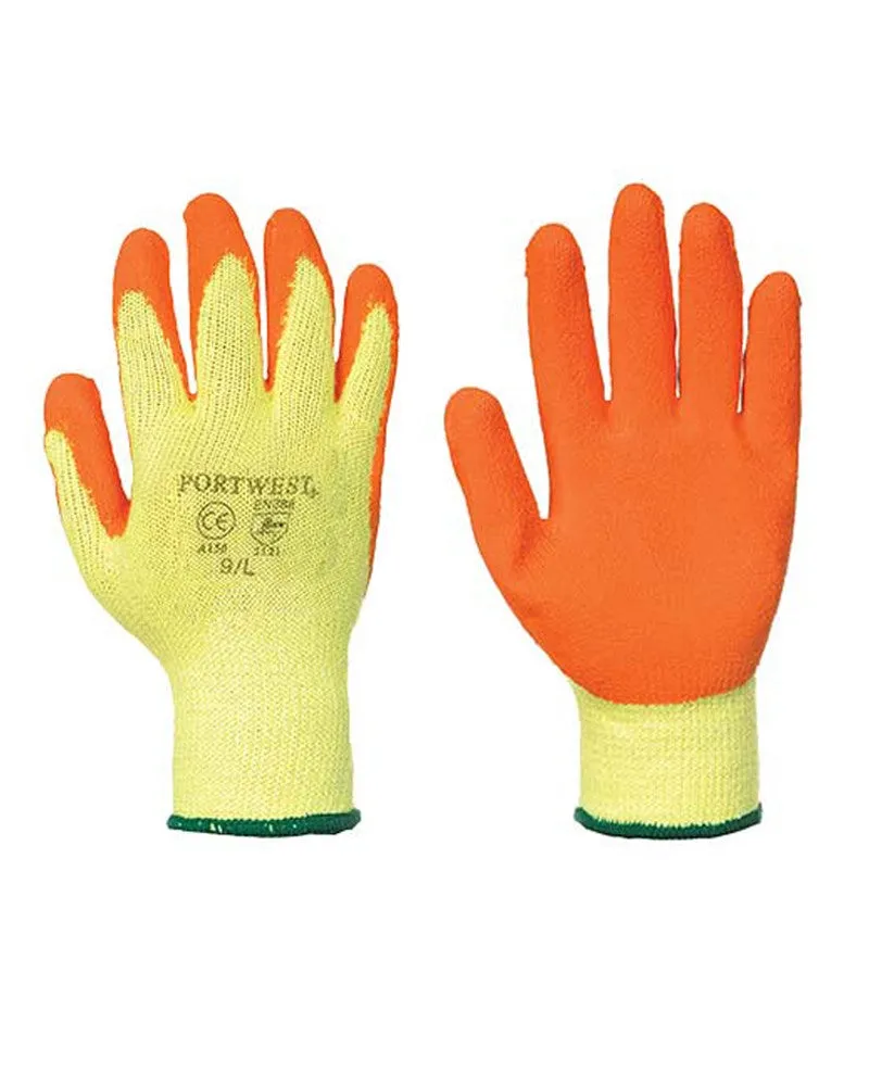 (6/Case) Portwest Yellow/Orange Fortis Grip Glove