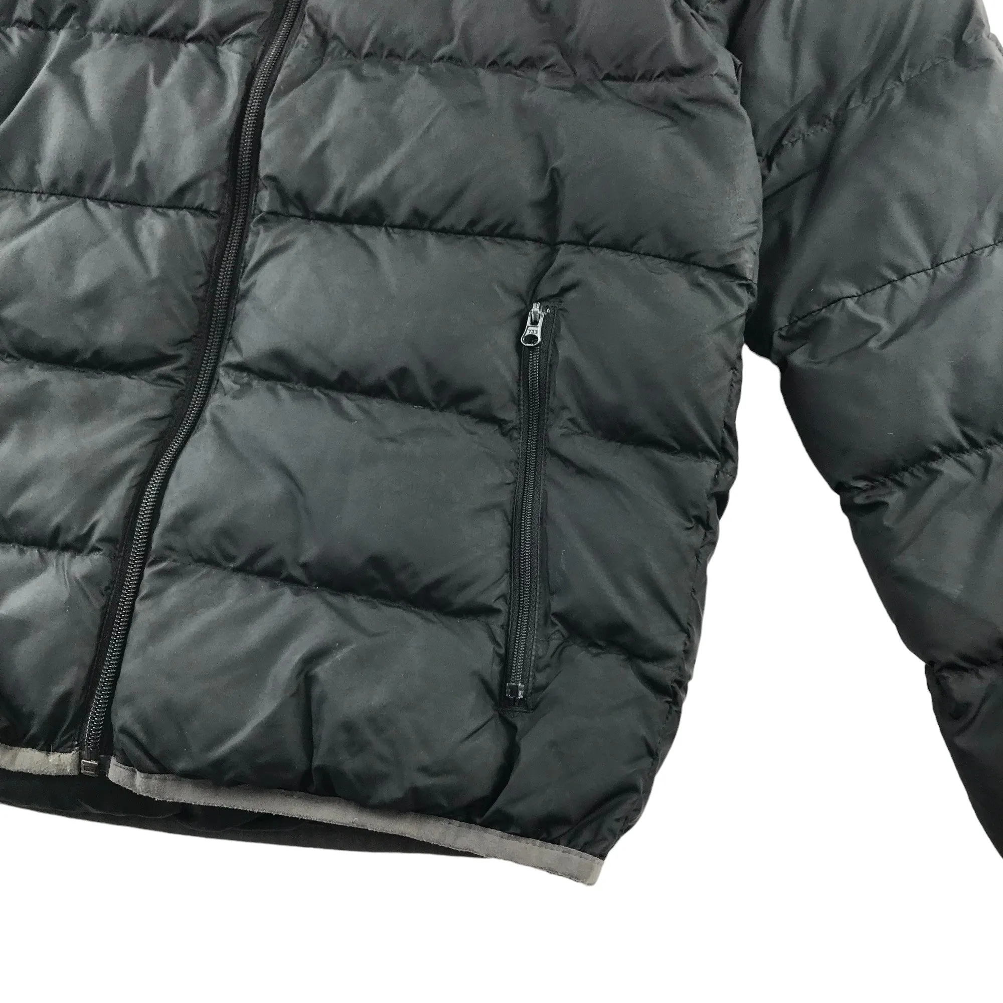 Adidas jacket 11-12 years black puffer with hood