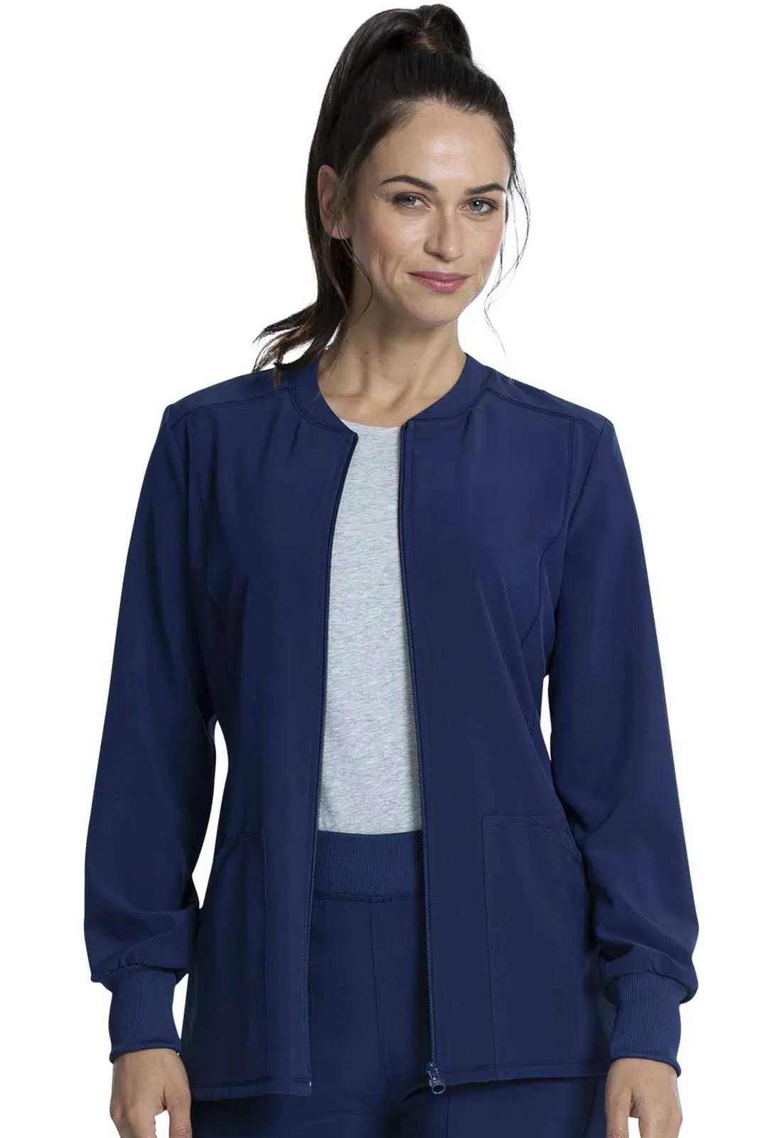 Allura  Zip Front Scrub Jacket CKA384