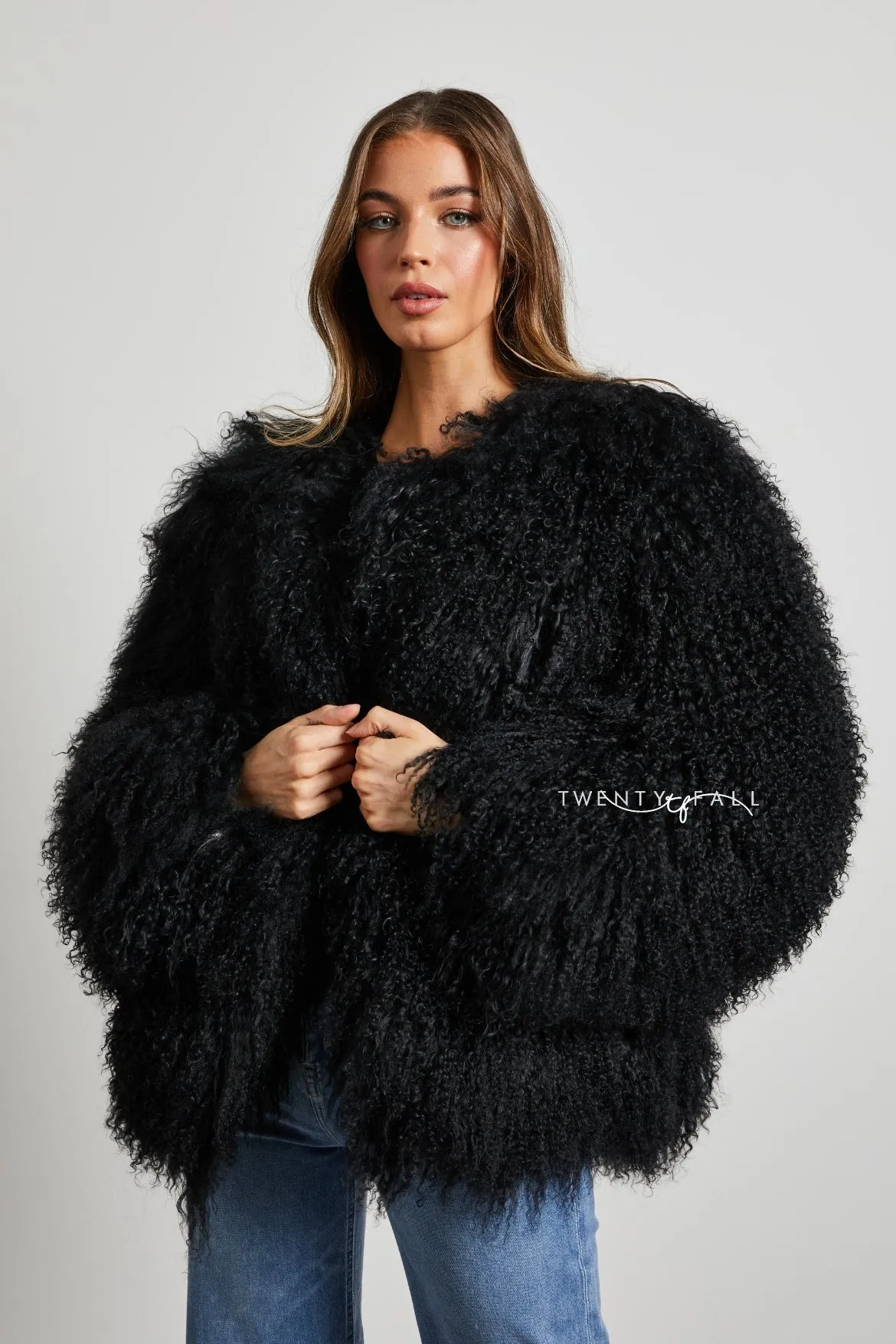 Cali Mongolian Fur Coat