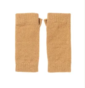 Camel Cashmere Wrist Warmers