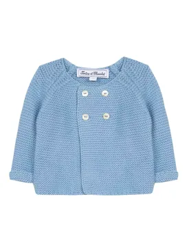 Cardigan - Horizon blue cotton