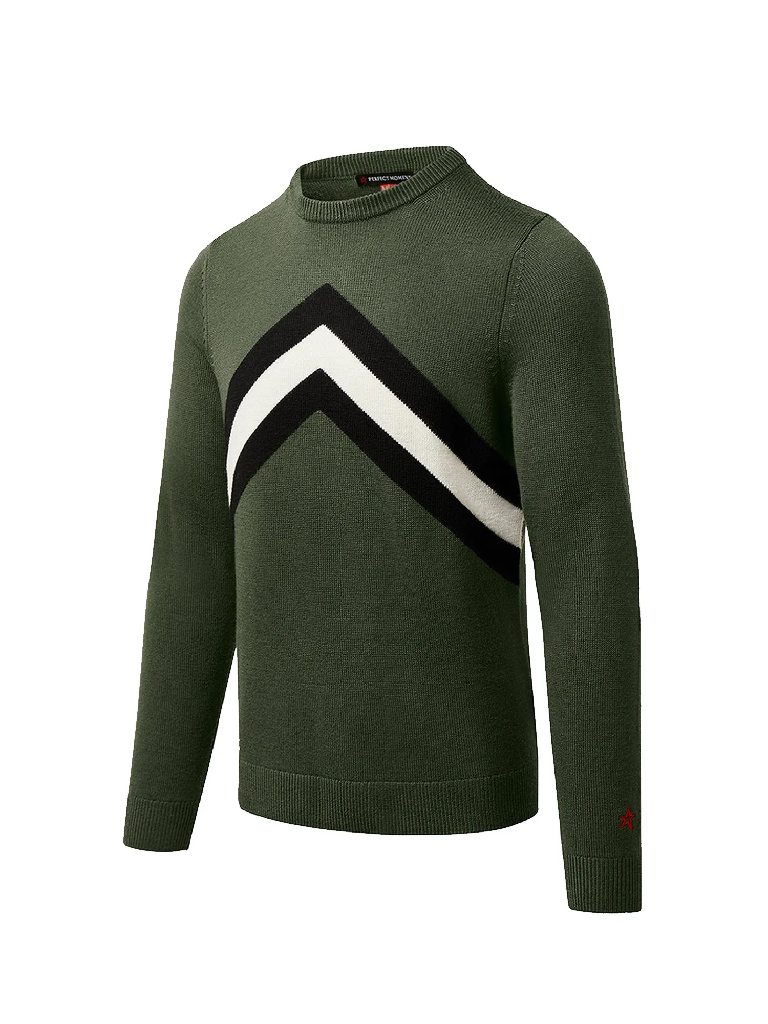 Chevron Crewneck Ski Sweater