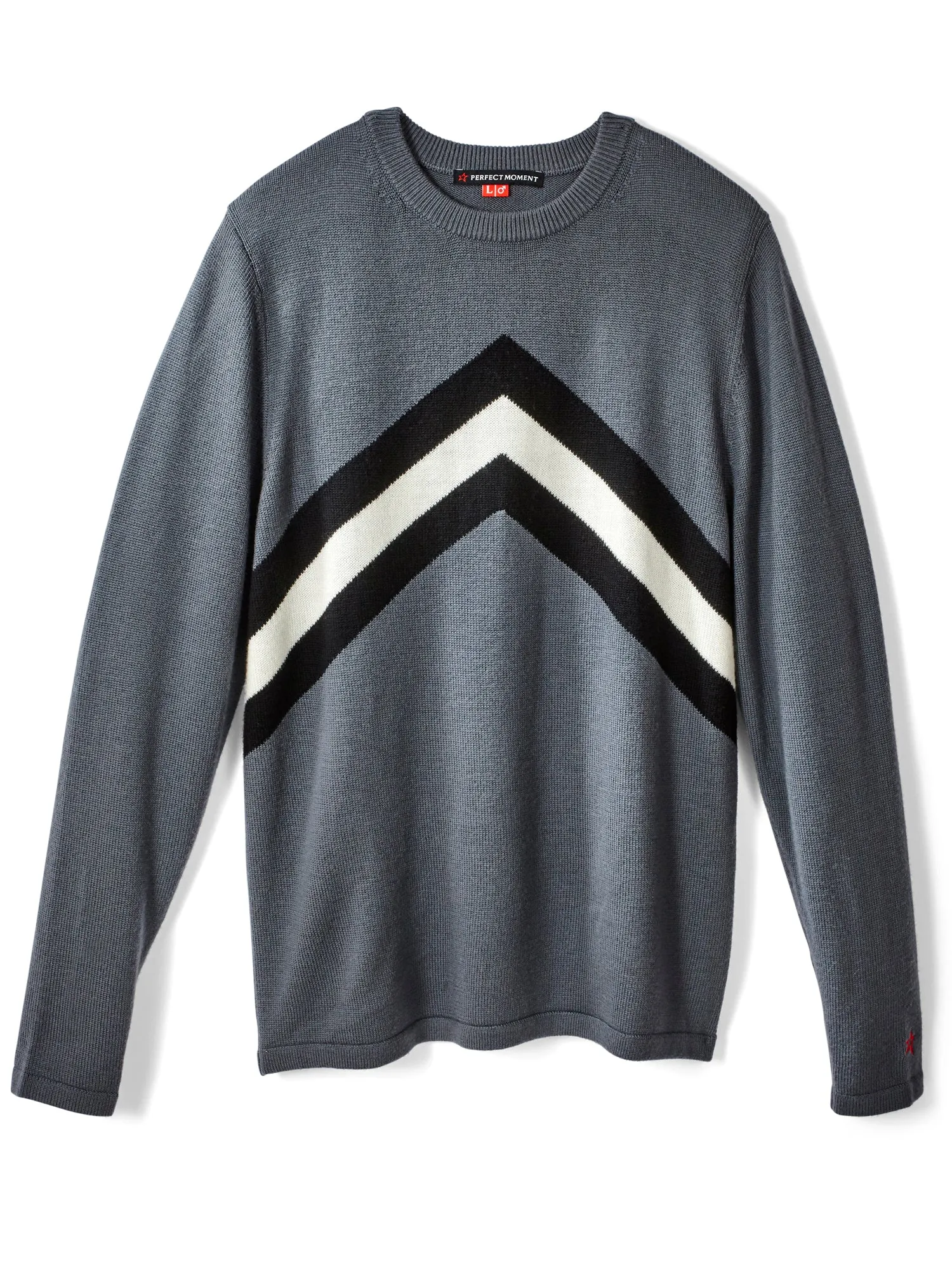 Chevron Crewneck Ski Sweater