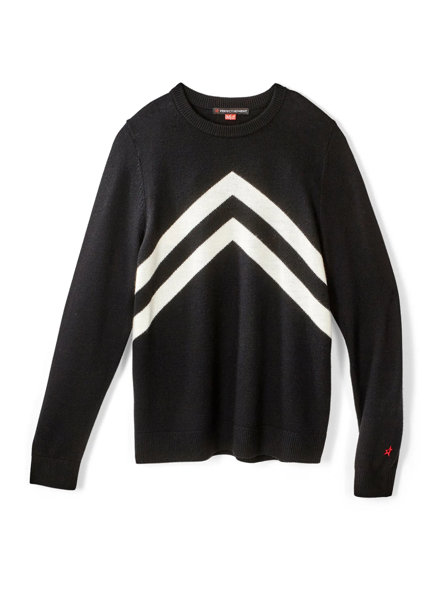 Chevron Crewneck Ski Sweater