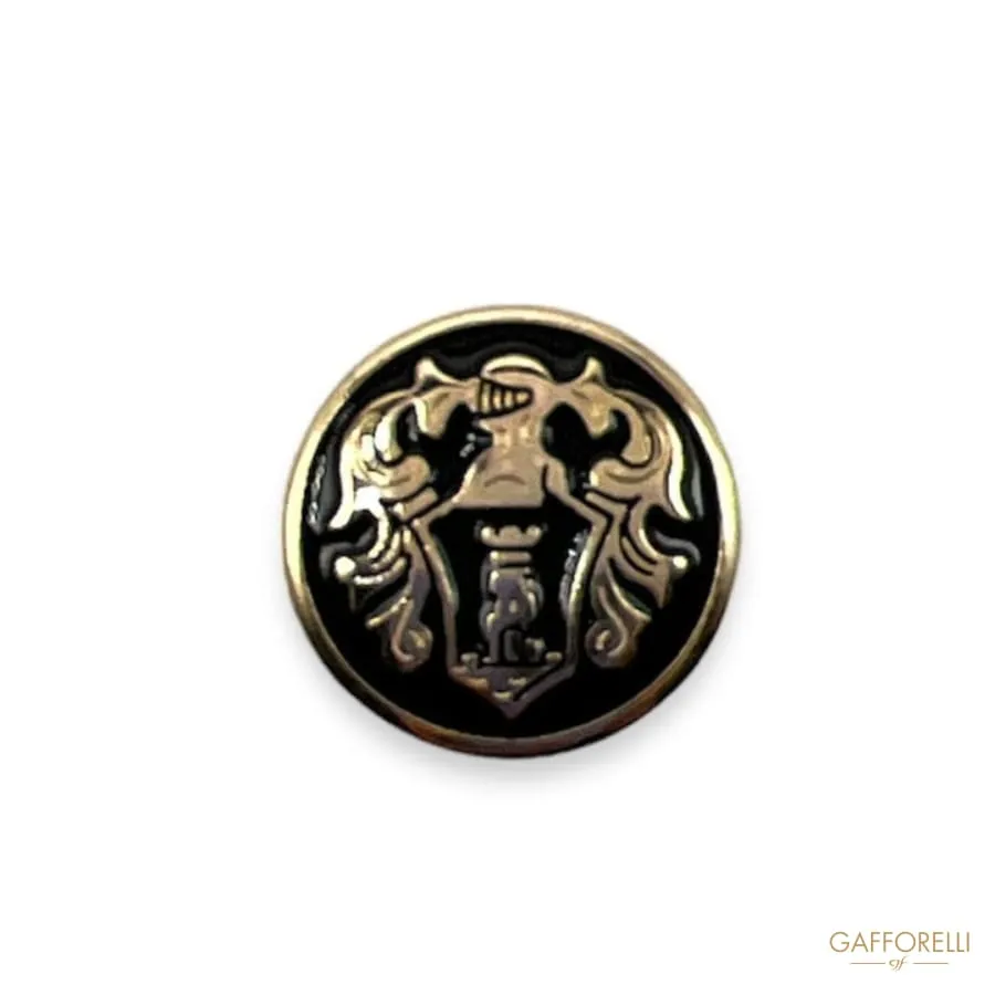 Coat of Arms Button - Art. U590 - Gafforelli Srl