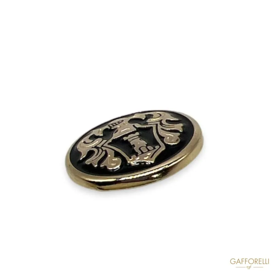 Coat of Arms Button - Art. U590 - Gafforelli Srl