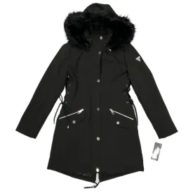 Coat Parka By Guess In Black, Size: S