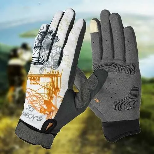 Cycling Bike Bicycle Gloves Riding Touch Screen Gloves Full Fingers Gloves