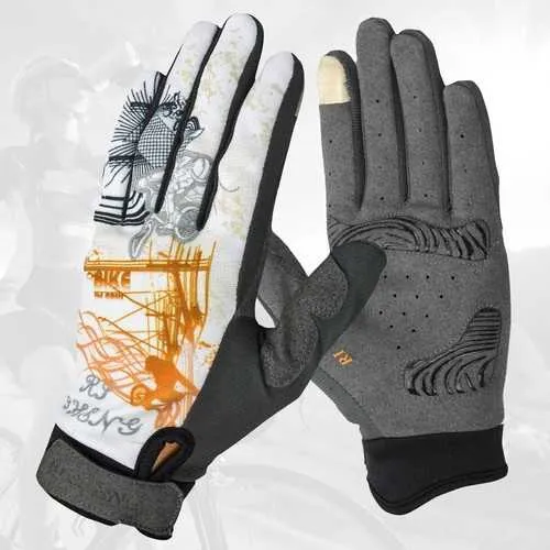 Cycling Bike Bicycle Gloves Riding Touch Screen Gloves Full Fingers Gloves