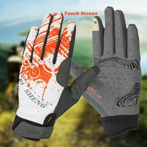 Cycling Bike Bicycle Gloves Riding Touch Screen Gloves Full Fingers Gloves