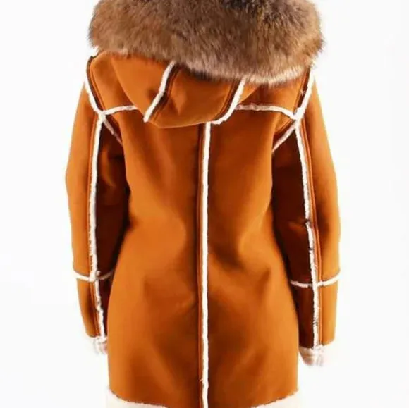 Dakoma Outerwear - Shearling Coat Timber