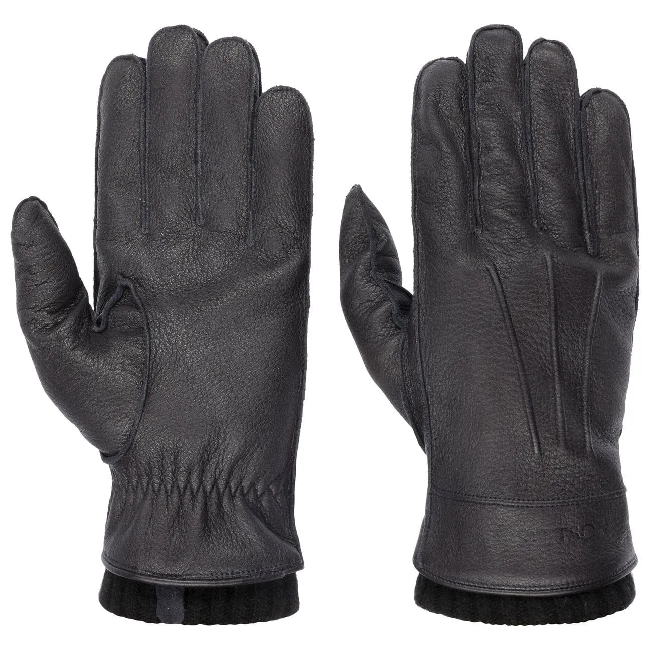 Deer Cashmere Leather Gloves by Stetson