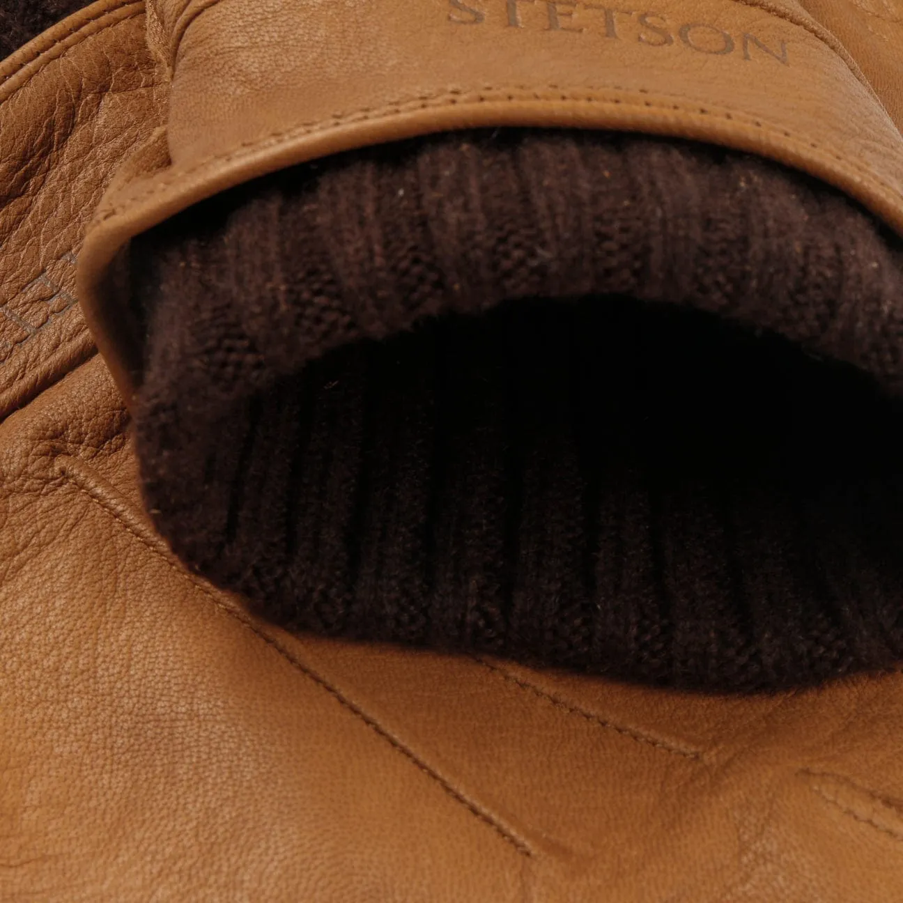 Deer Cashmere Leather Gloves by Stetson