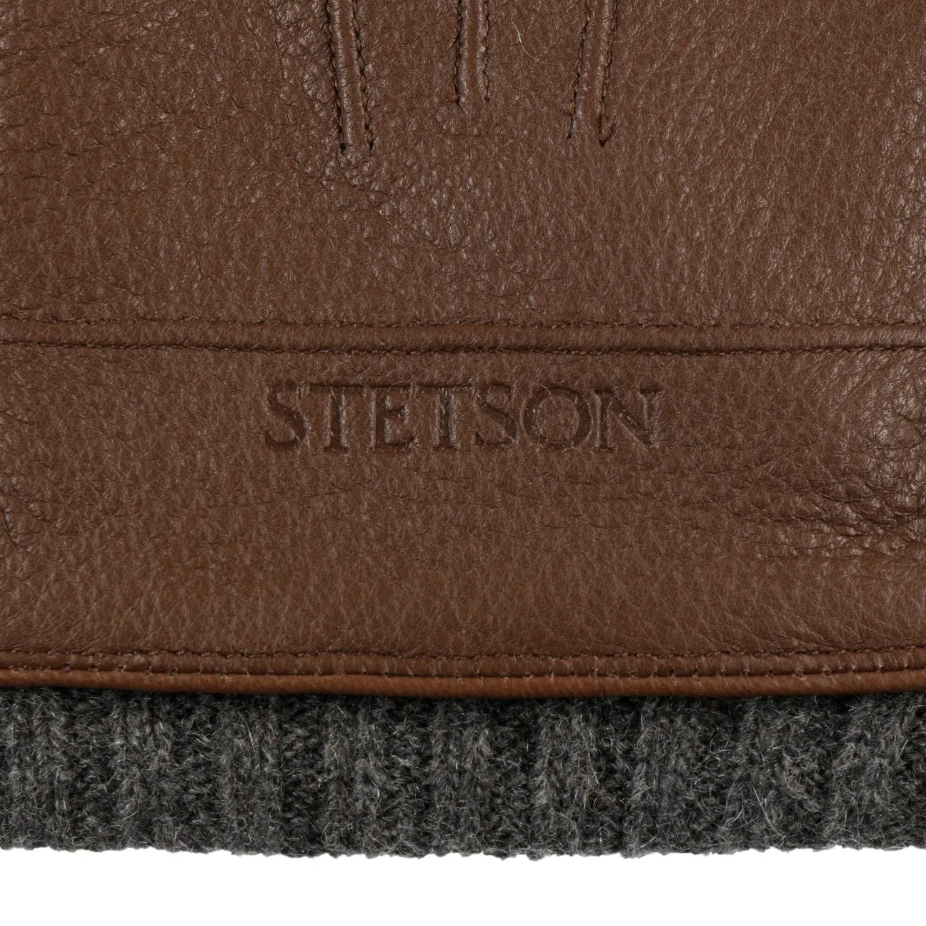 Deer Cashmere Leather Gloves by Stetson