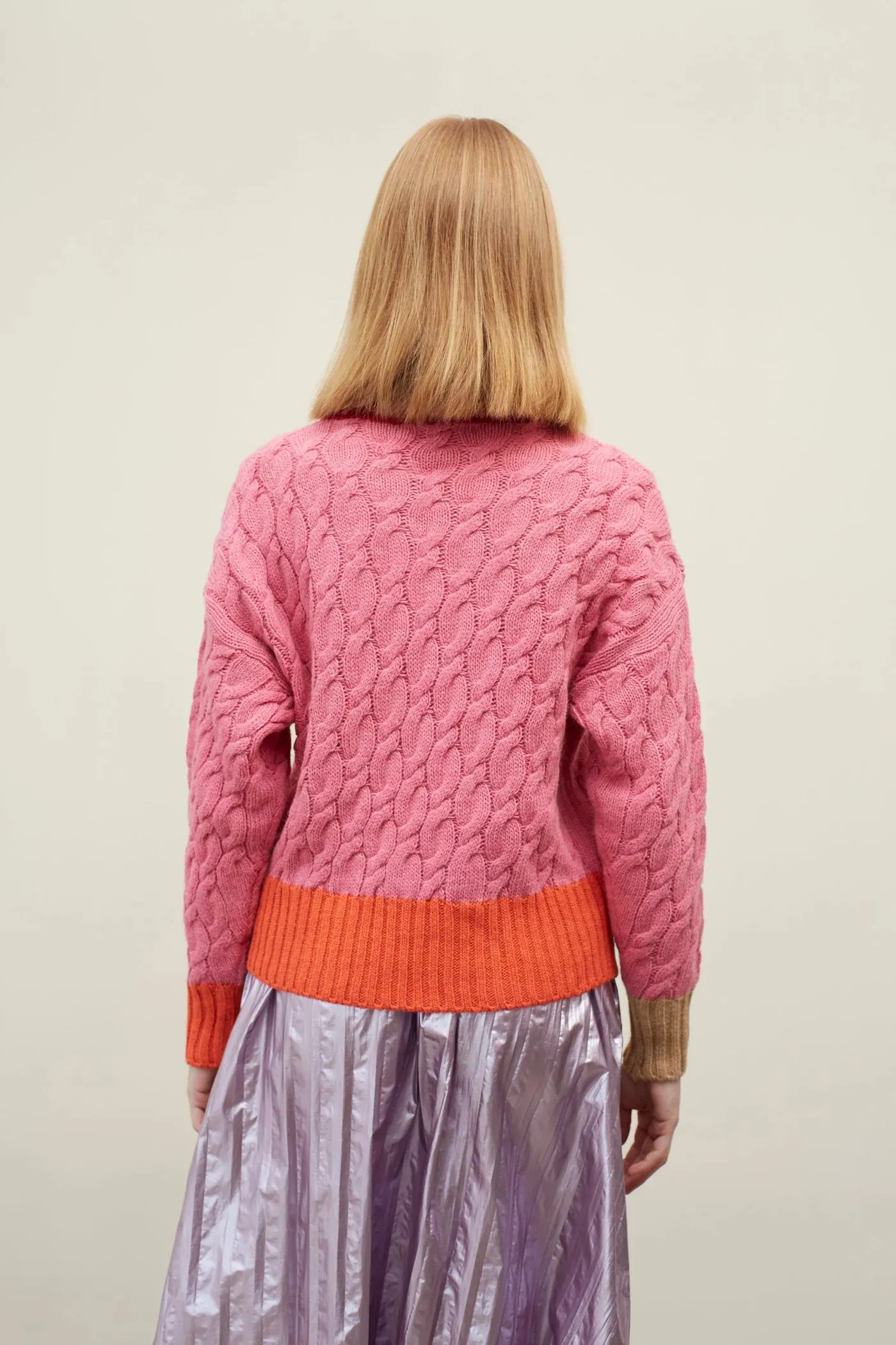 Dr. Bloom Jazzy Sweater in Pink