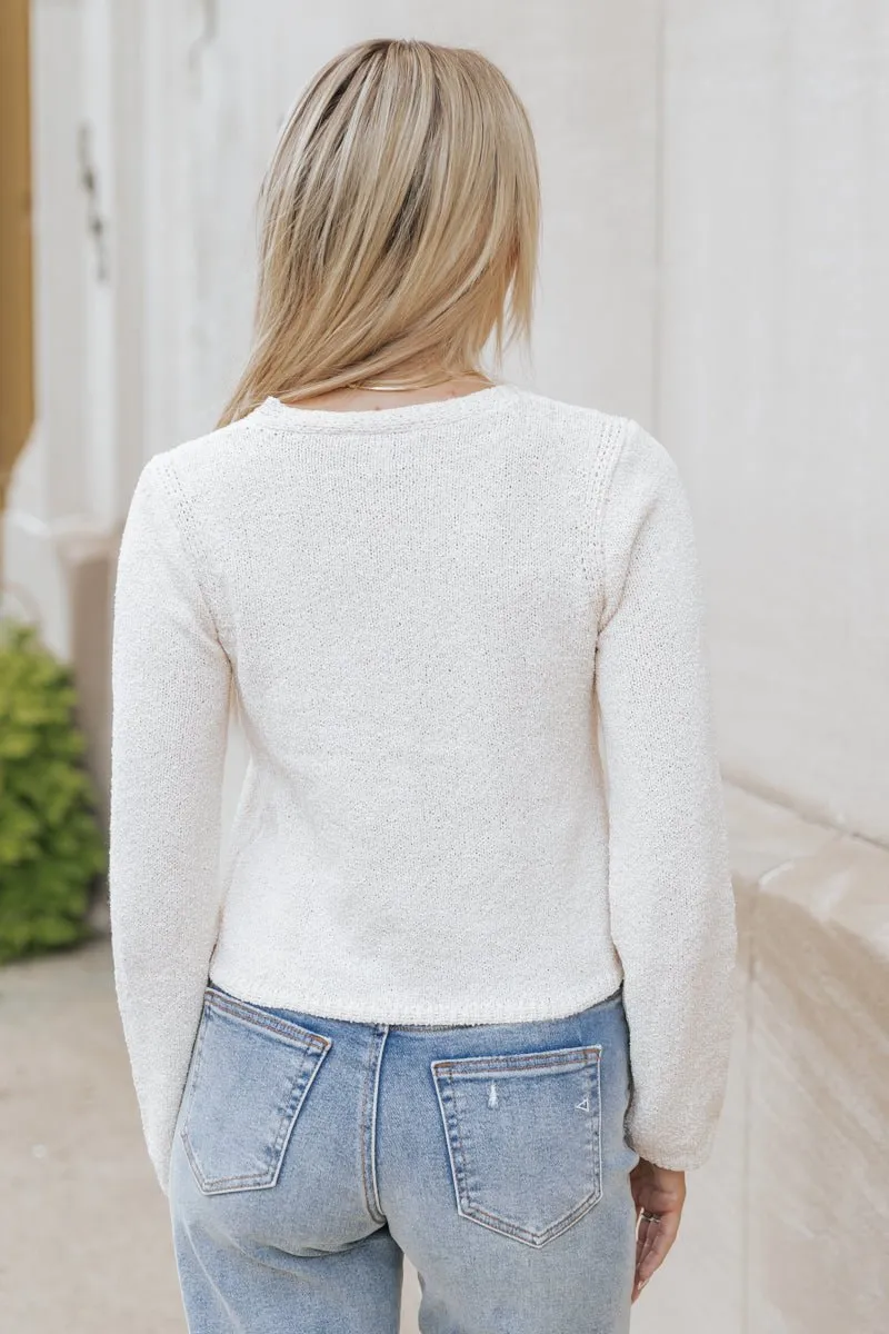 Essential Lightweight Cardigan - Ivory