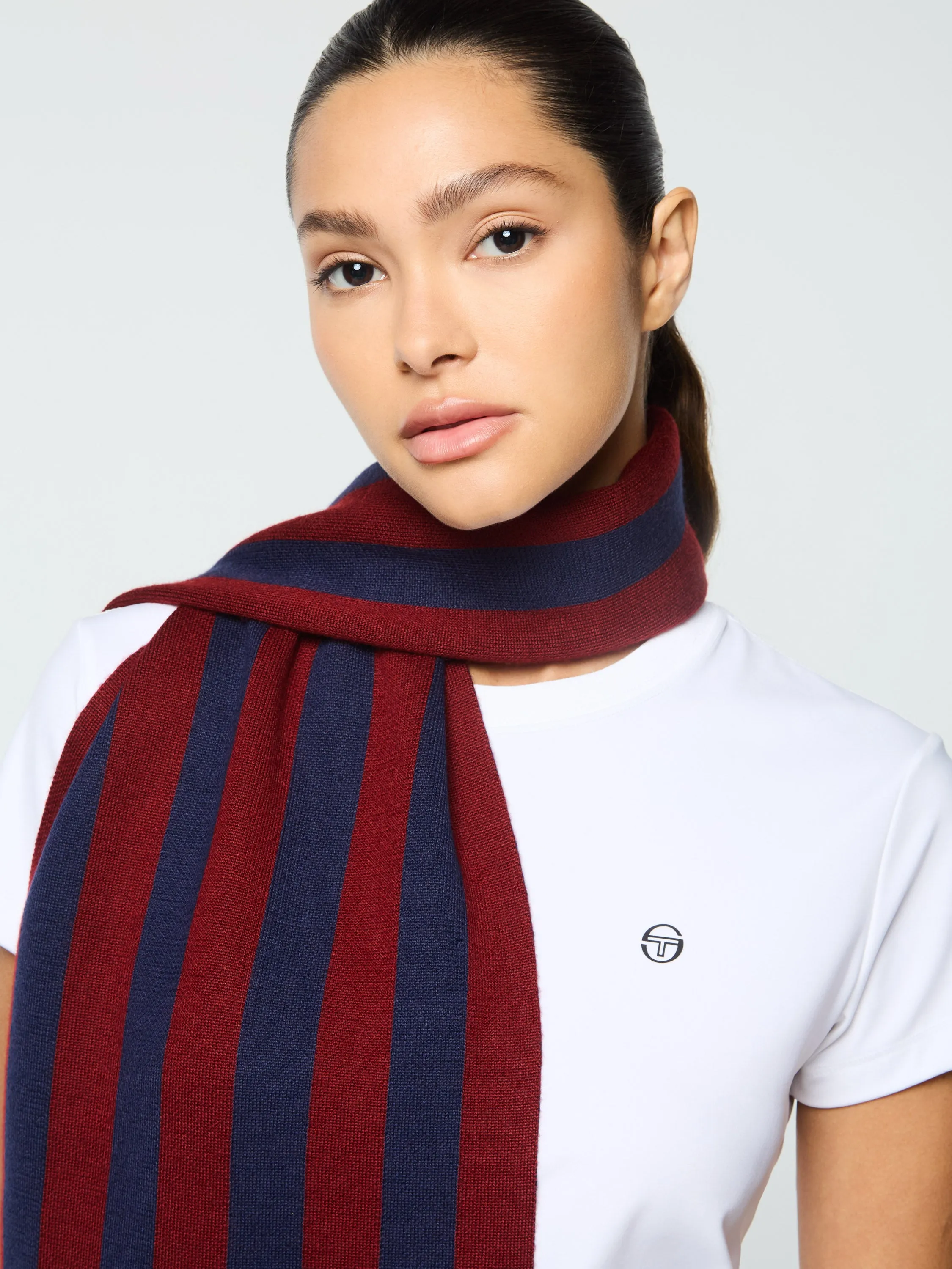 Gioco Jacquard Scarf- Maritime Blue