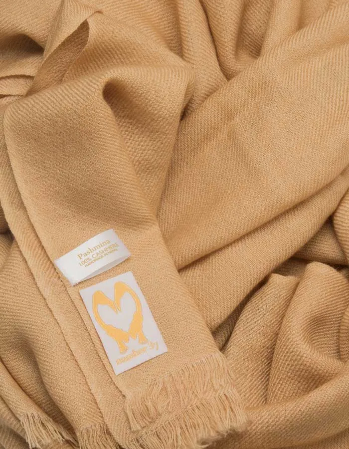 Gold Cashmere Scarf