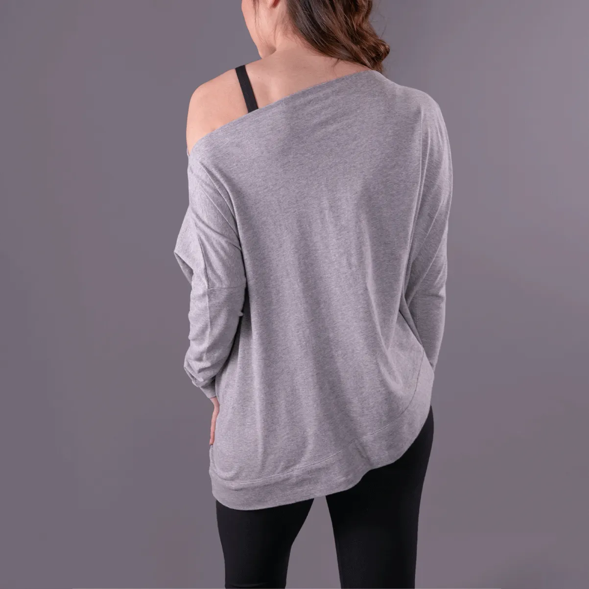 Graystone Convertible Off Shoulder Layering Tunic & Cardigan