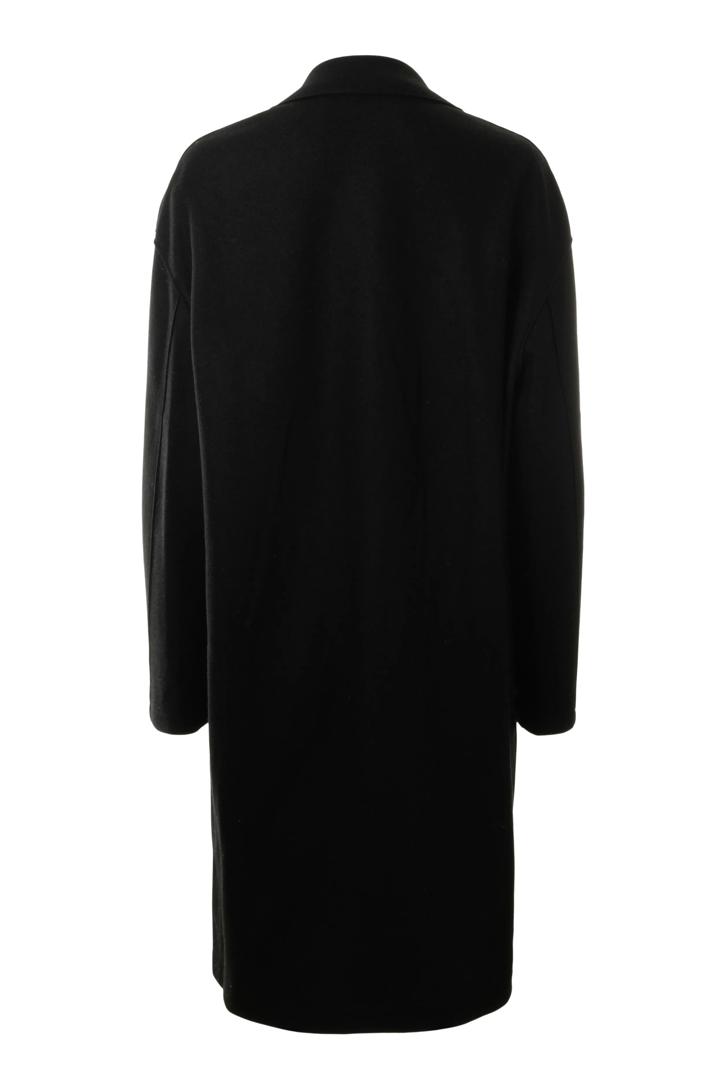 Harris Wharf London Oversized Cashmere Blend Overcoat in Black