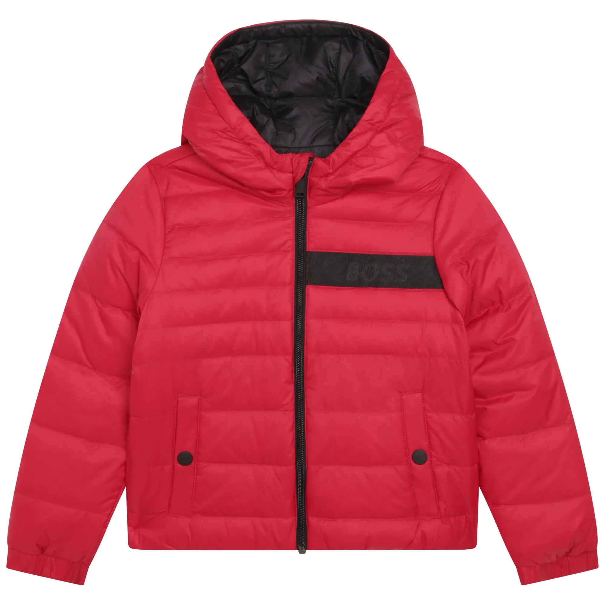 Hugo Boss Boys Reversible Down Puffer Jacket _Red J26487-99C