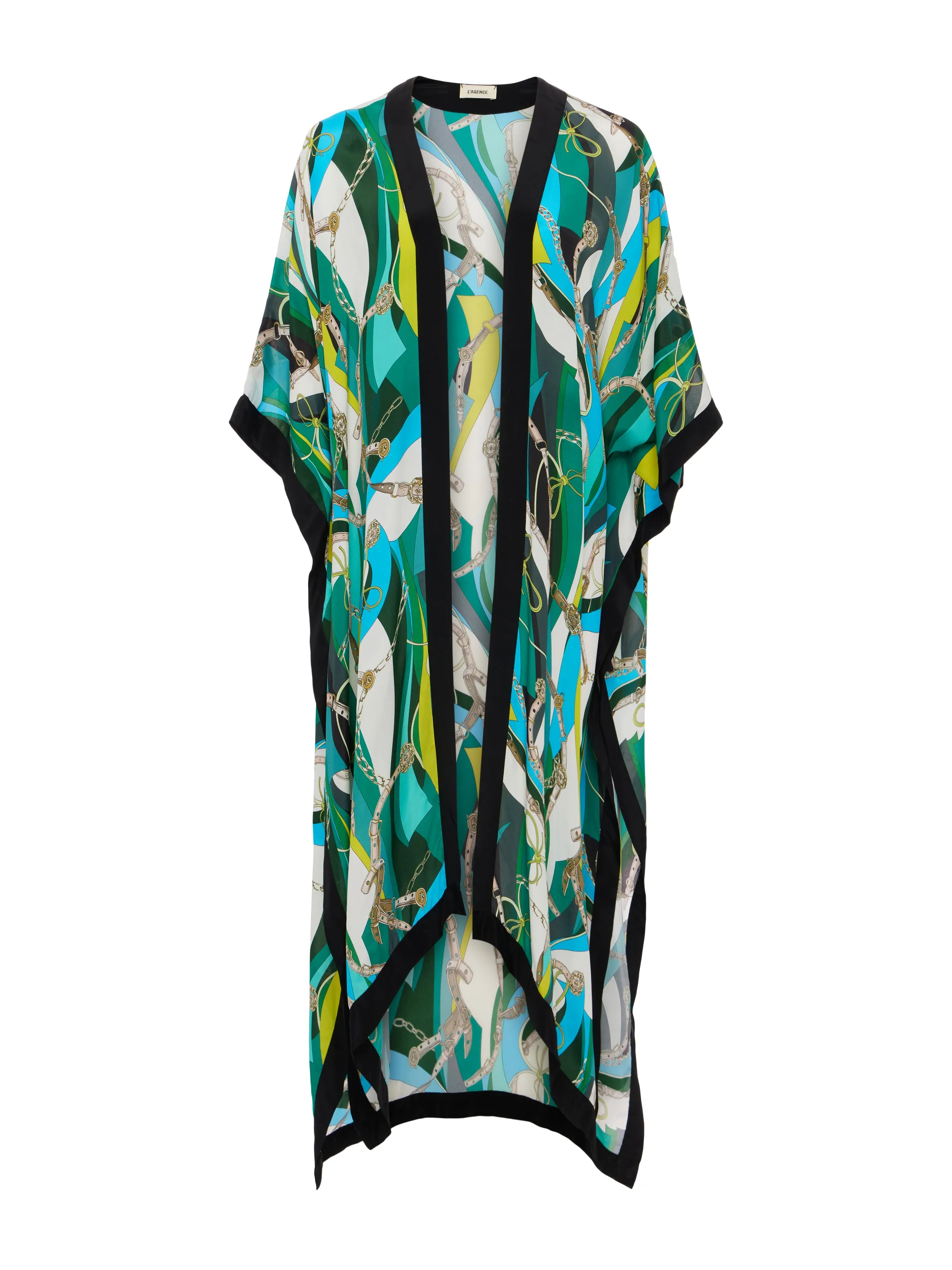 Kara Silk-Blend Kimono Cover-up