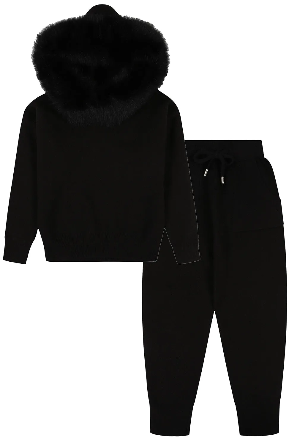 Knitted lounge suit  / Black