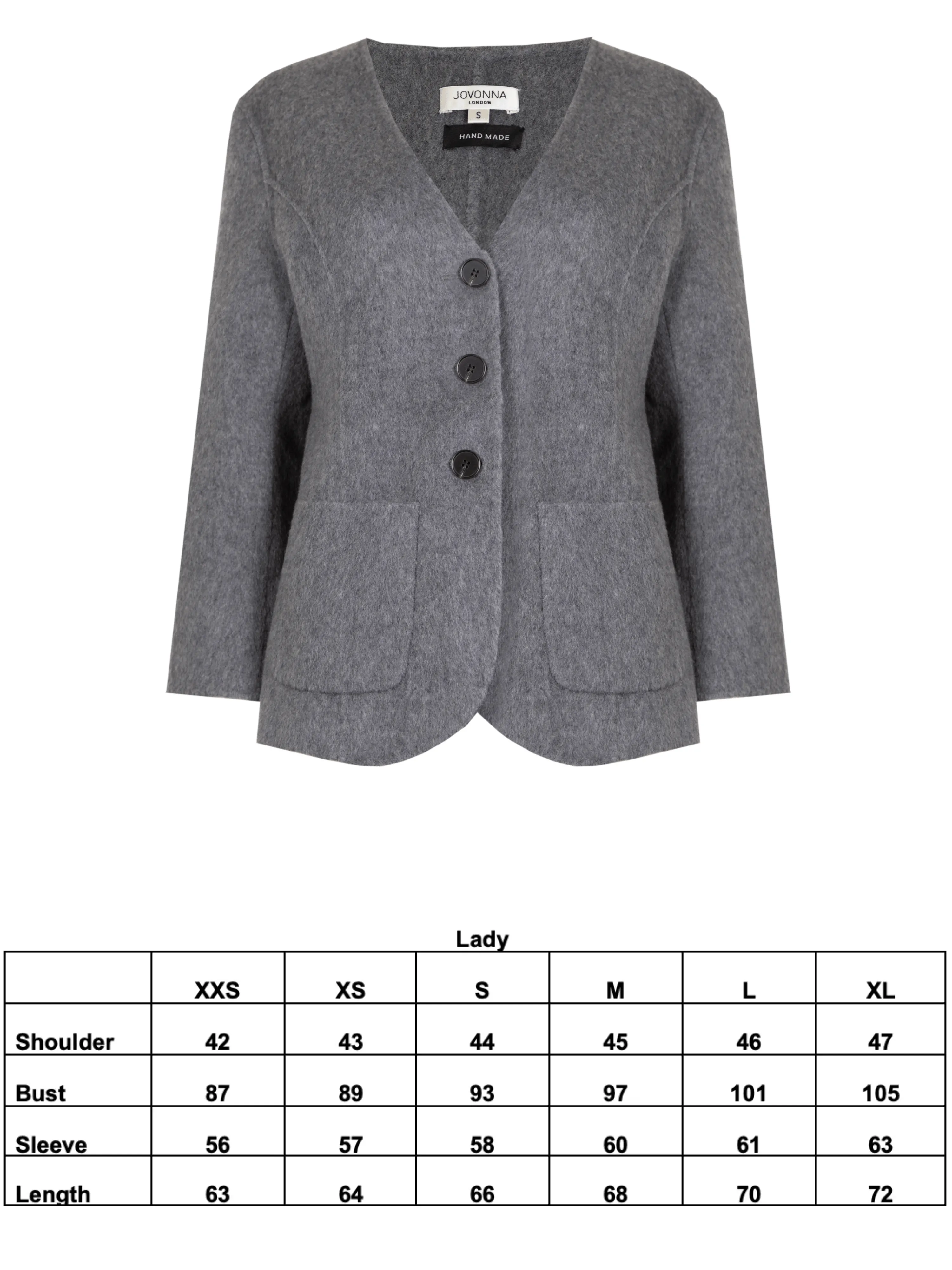 LADY JACKET GREY