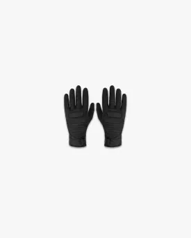 Leather Motor Gloves - Black