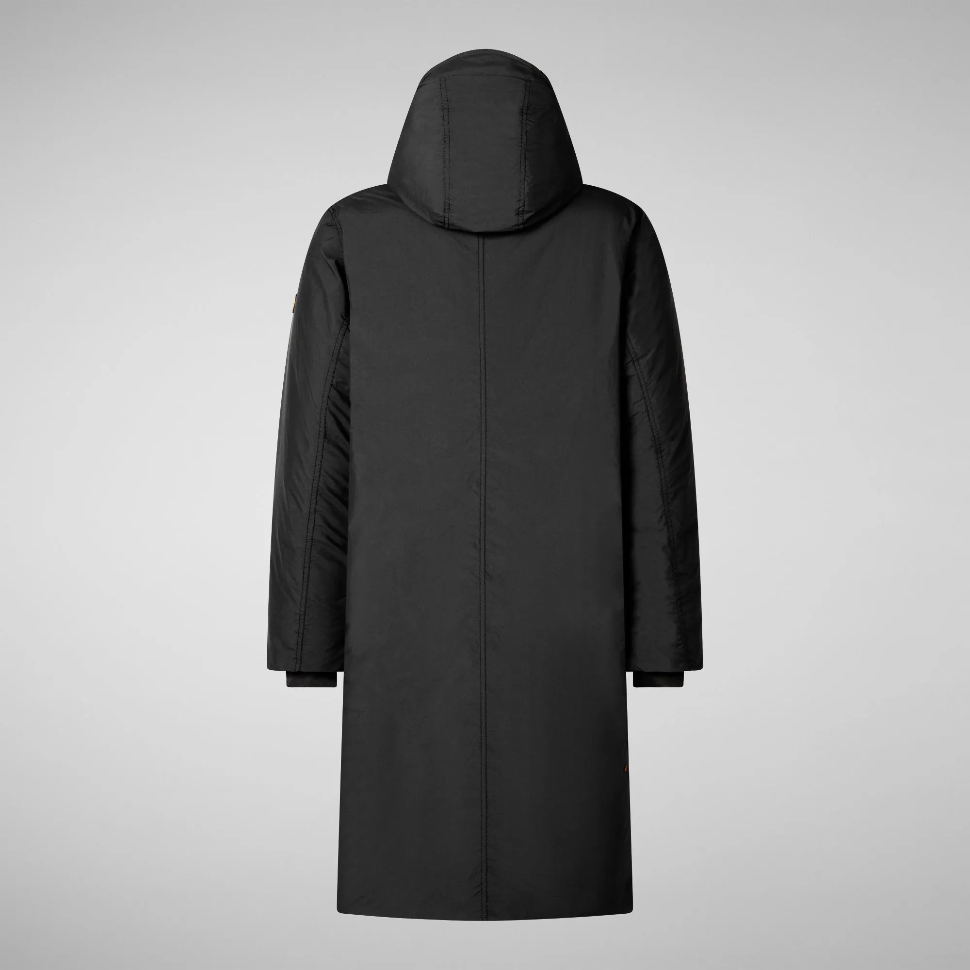 Man's hooded parka Killian in black