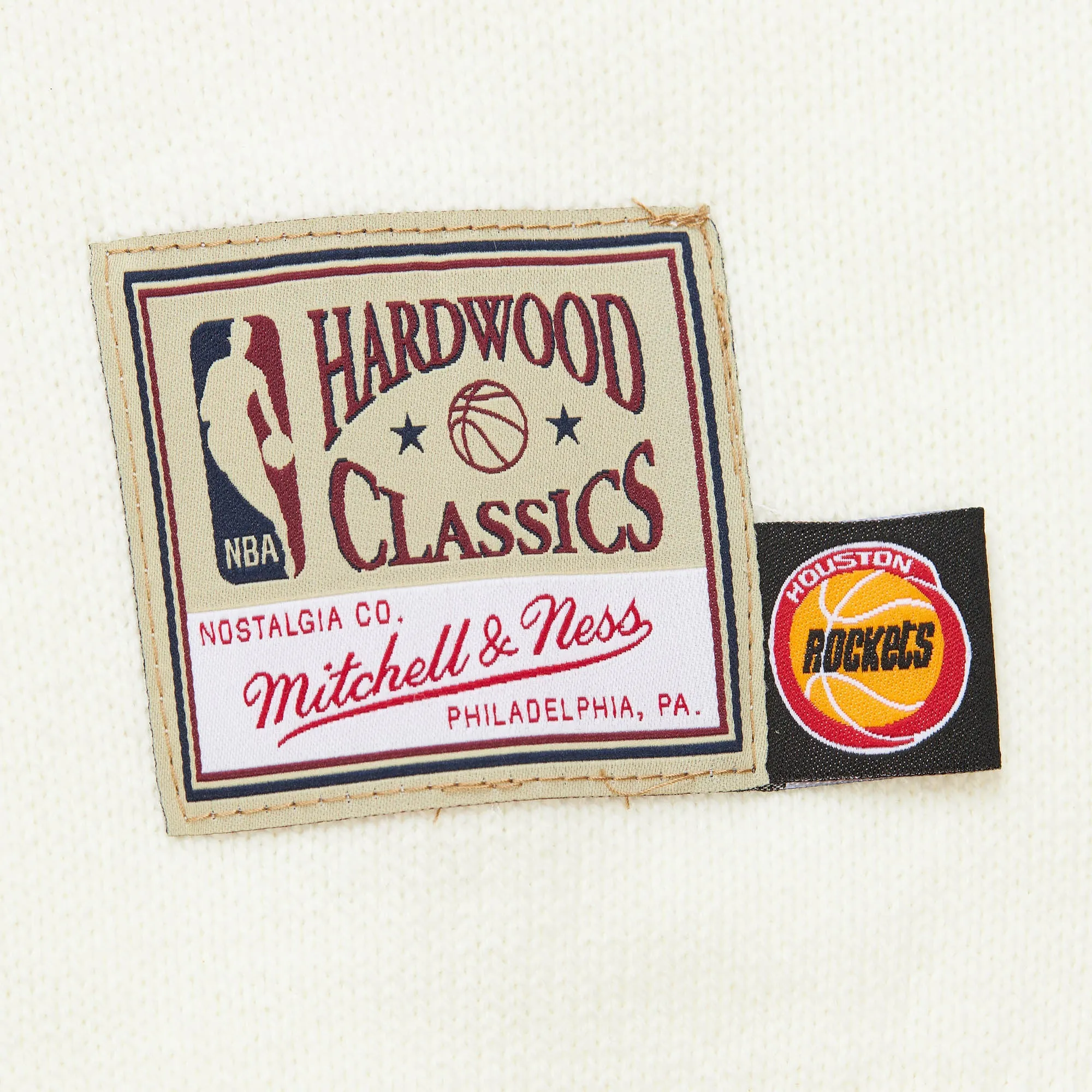 Men's Houston Rockets Mitchell & Ness HWC Sswagger Cardigan Sweatshirt