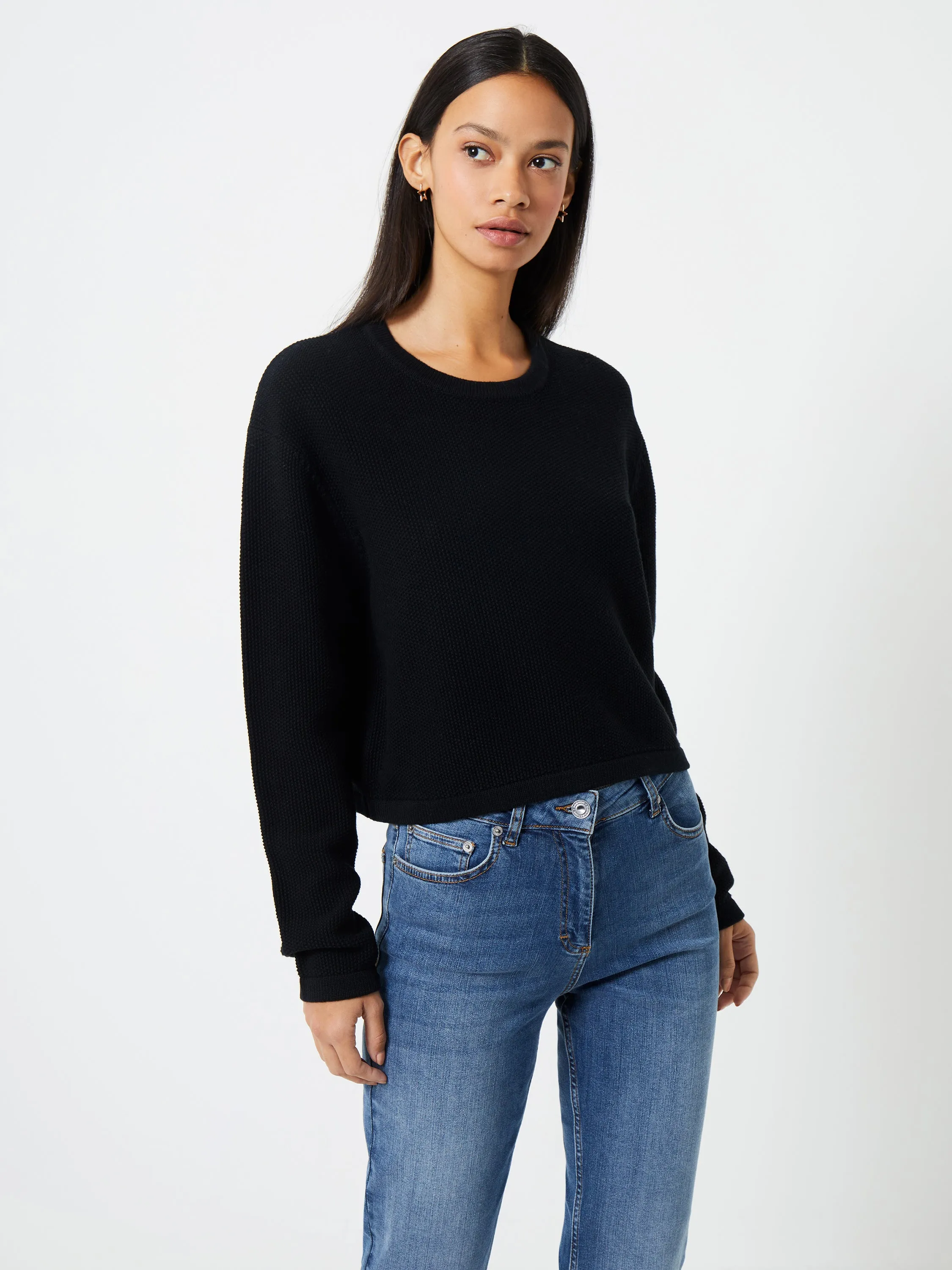 Mozart Moss Cropped Sweater