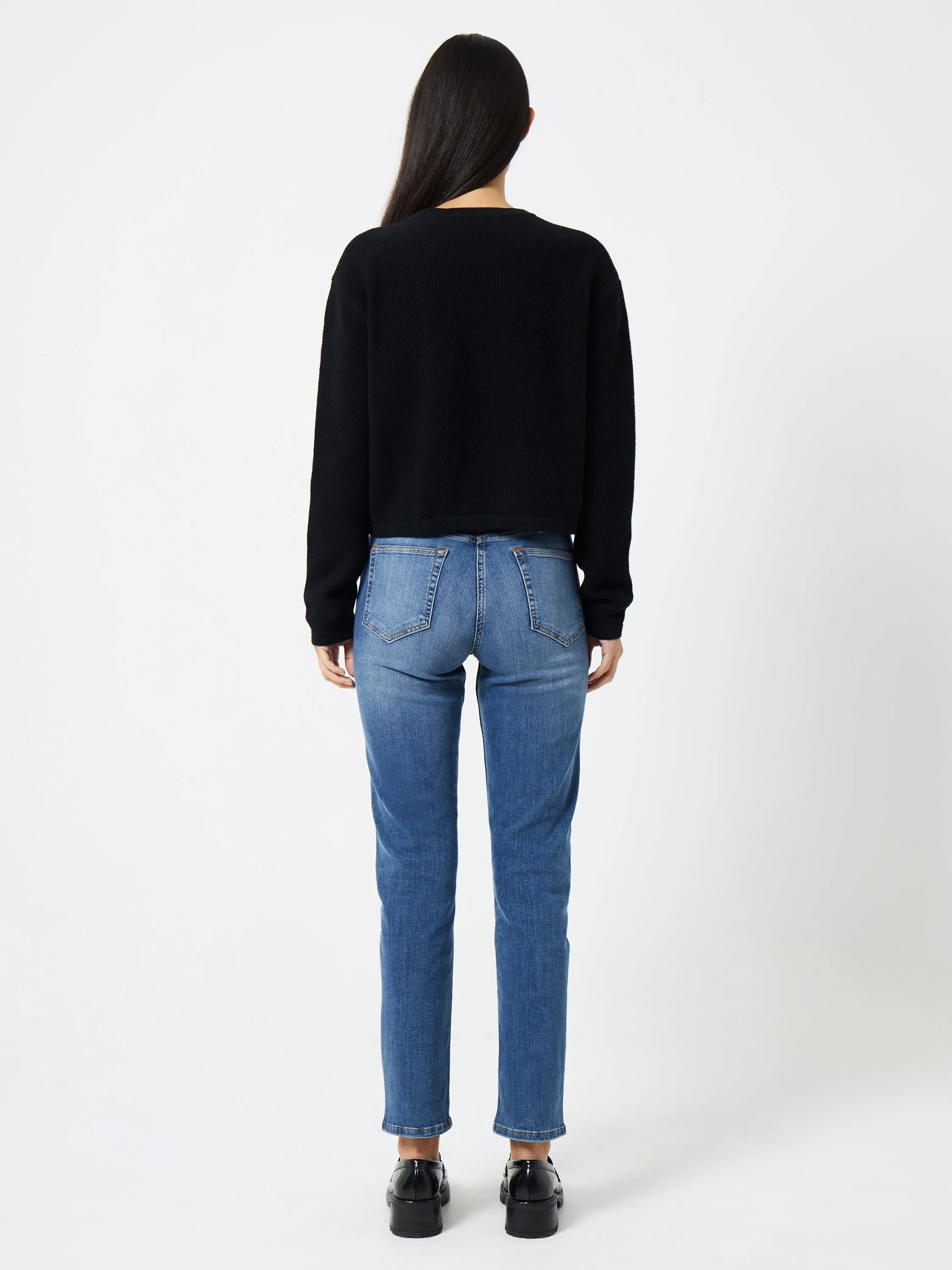 Mozart Moss Cropped Sweater