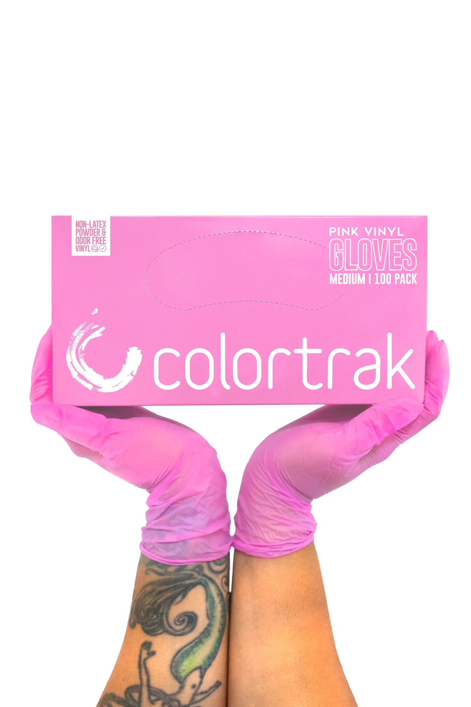 Pink Vinyl Disposable Gloves