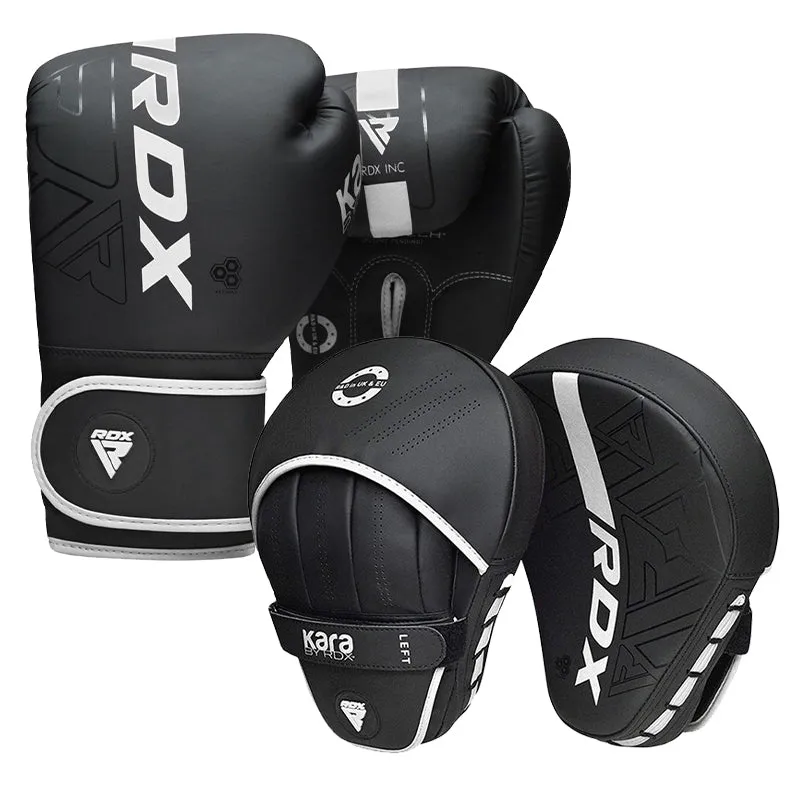 RDX F6 KARA Boxing Gloves & Focus Pads