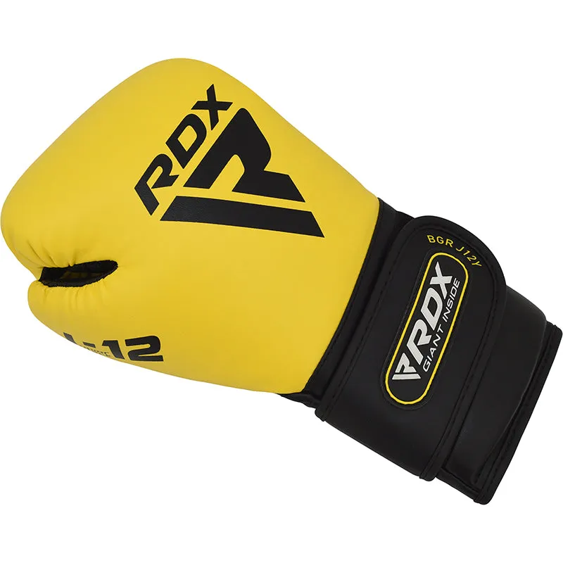 RDX J12 KIDS 6oz Boxing Gloves & Focus Pads Set