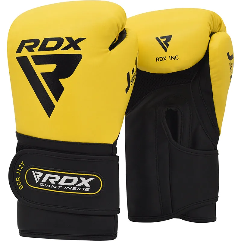 RDX J12 KIDS 6oz Boxing Gloves & Focus Pads Set