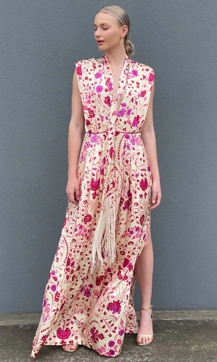 Sabina Musayev Revenna Dress - Ivory Floral