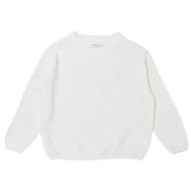 White Knitted Sweater