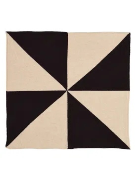 Windmill Square Neckerchief Black