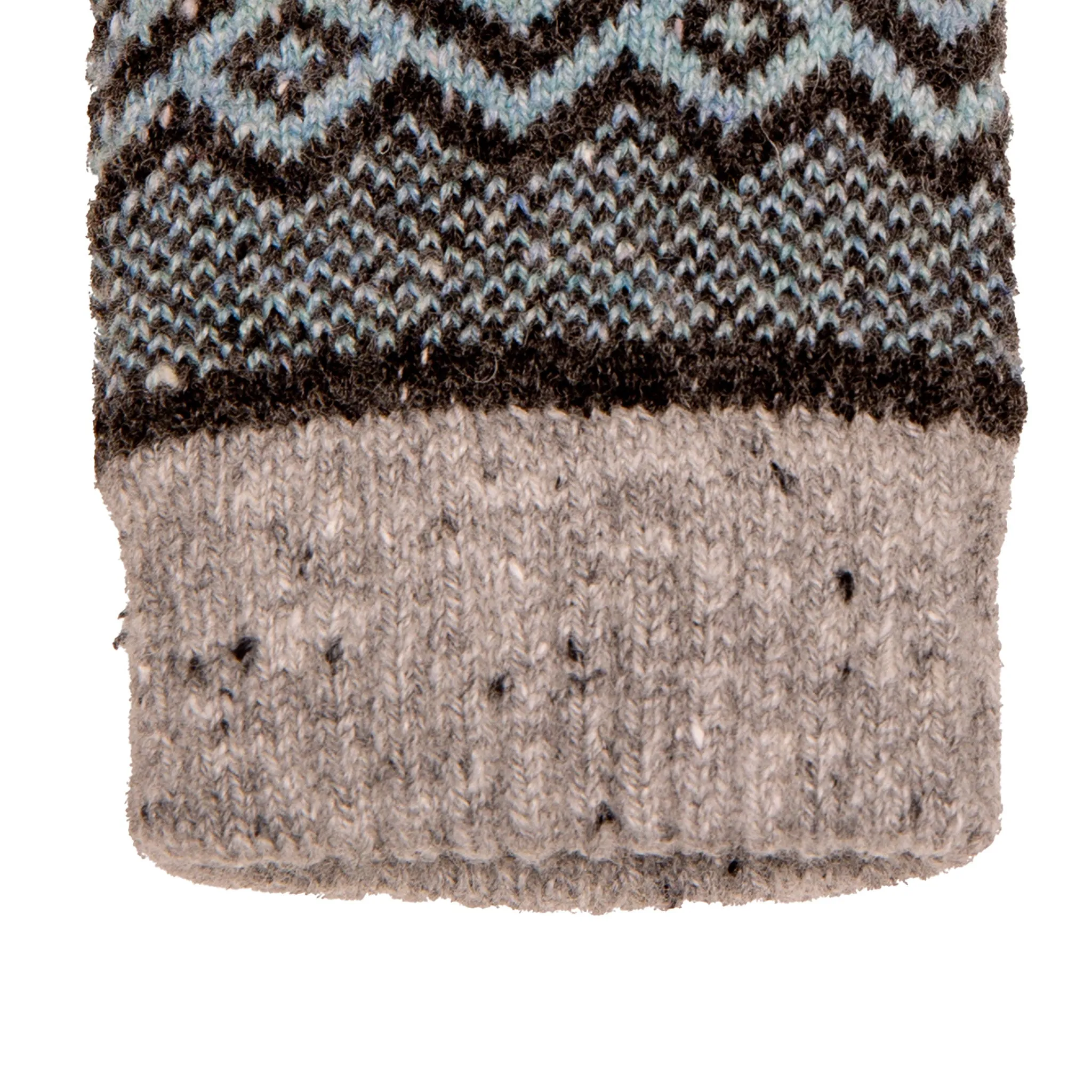 Women’s Knitted Gloves with Geometric Pattern